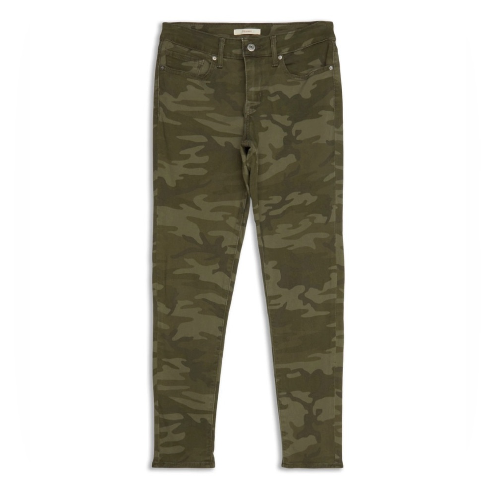 Camo Print 711 Skinny Ankle Women's Jeans